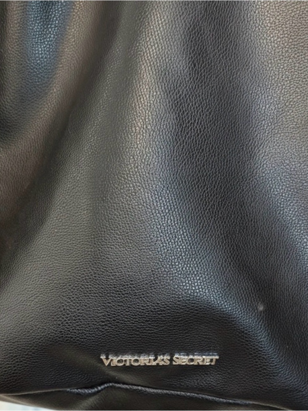 Victoria's Secret Black Fringe Drawstring Backpack - Picture 4 of 5